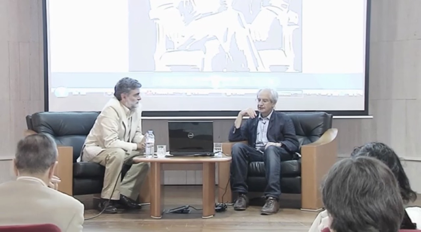Con Andrés Rábago, «El Roto»