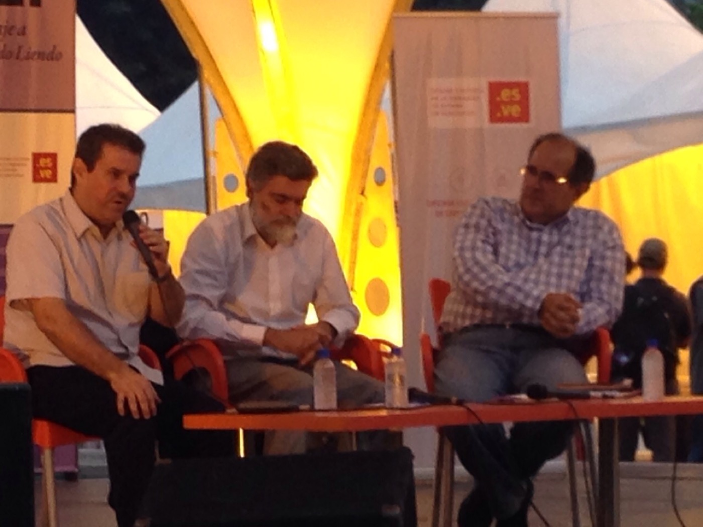 Con Francisco Javier Pérez y Antonio López Ortega