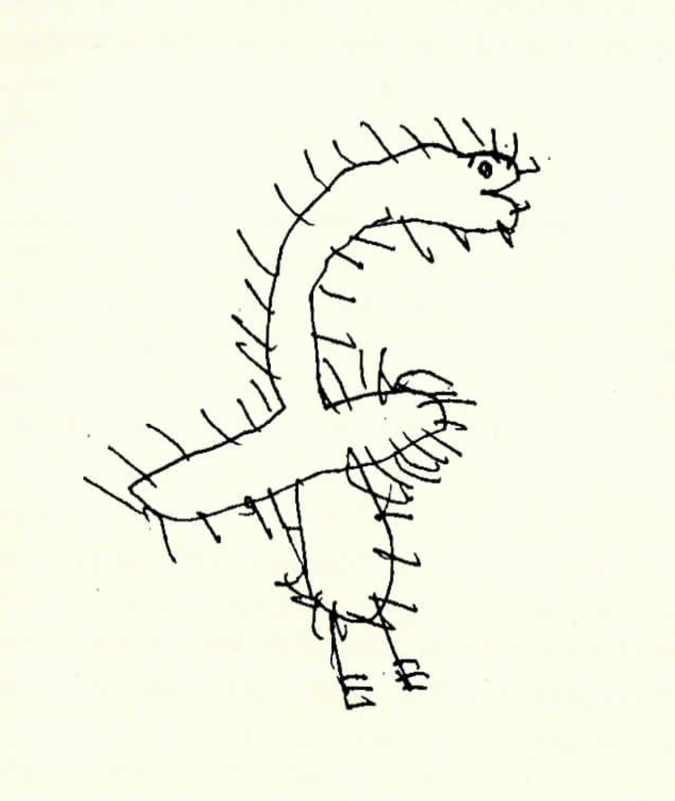 Dibujo de Anelio Rodríguez Candelaria