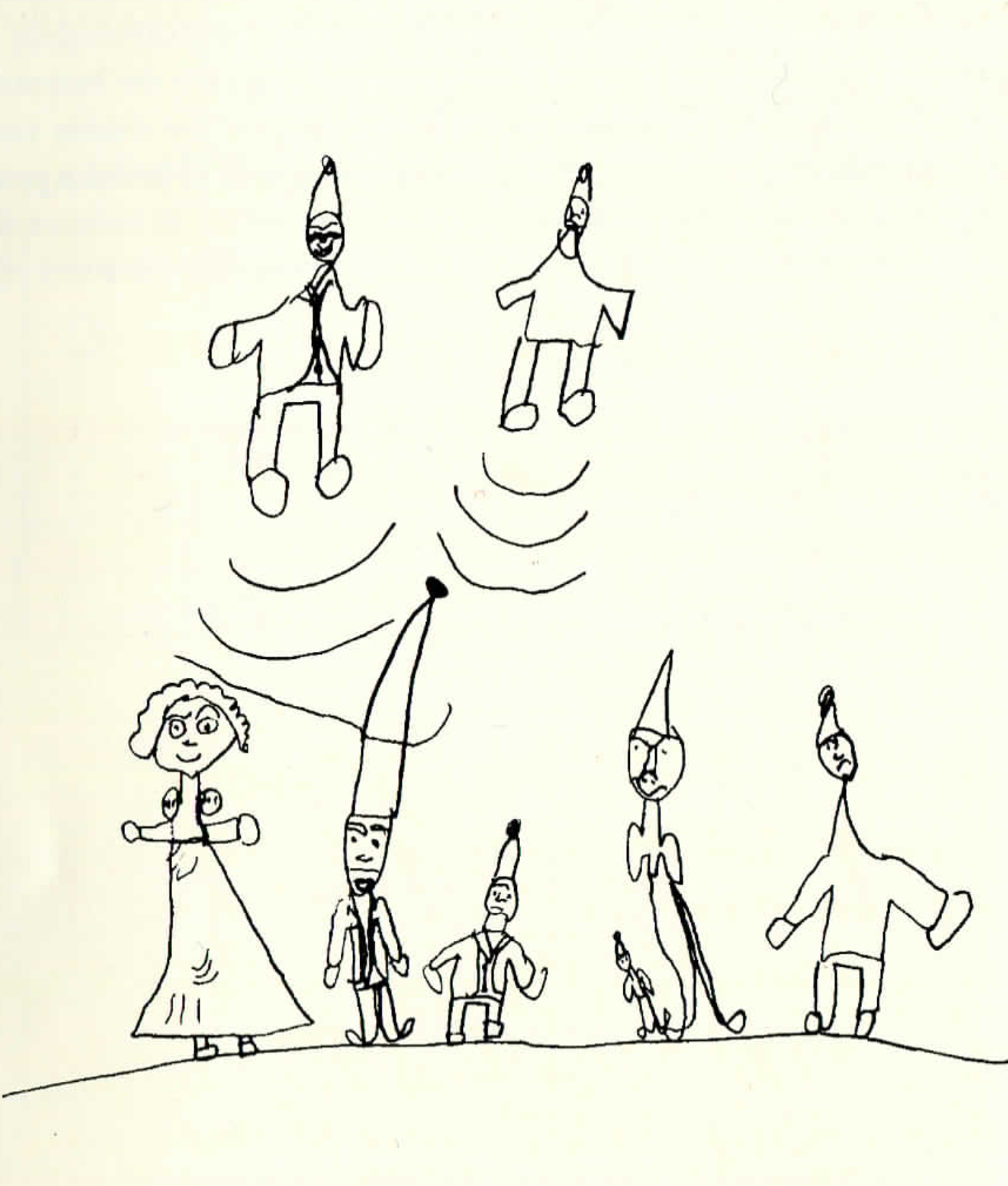 Dibujo de Anelio Rodríguez Candelaria