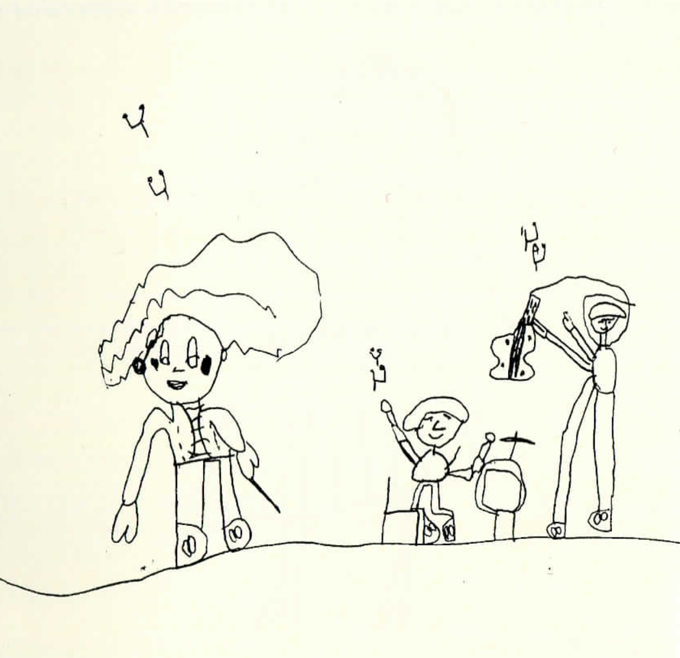 Dibujo de Anelio Rodríguez Candelaria